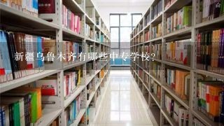 新疆乌鲁木齐有哪些中专学校？