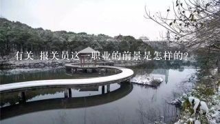 有关 报关员这一职业的前景是怎样的？