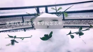 襄阳汽车职业技术学院怎么样？