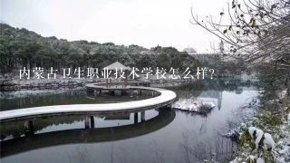 内蒙古卫生职业技术学校怎么样？