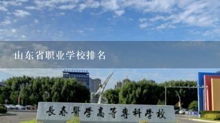 山东省职业学校排名