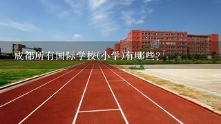 成都所有国际学校(小学)有哪些？