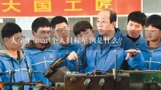 大学生smart个人目标举例是什么?