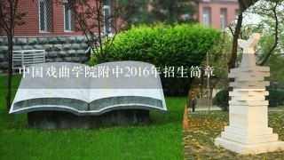 中国戏曲学院附中2016年招生简章