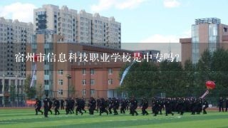 宿州市信息科技职业学校是中专吗？