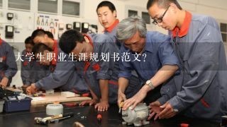 大学生职业生涯规划书范文？