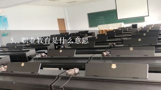 职业教育是什么意思