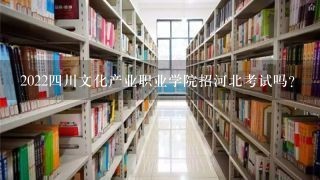 2022四川文化产业职业学院招河北考试吗？