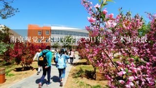 南京视觉艺术职业学院2011年，艺术生录取。我考了23