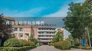 潍坊专科学校有哪些