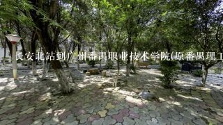 长安北站到广州番禺职业技术学院(原番禺理工学院，在广州市番禺区沙湾镇市良路1342号)怎么走