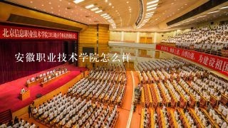 安徽职业技术学院怎么样