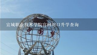 宣城职业技术学院官网对口升学查询