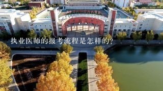 执业医师的报考流程是怎样的？