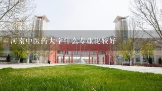 河南中医药大学什么专业比较好