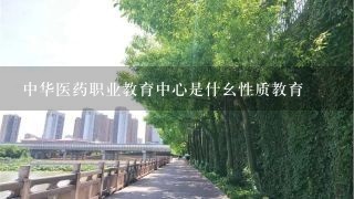 中华医药职业教育中心是什幺性质教育