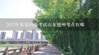 2022年英语四级考试山东德州考点在哪