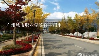 广州城市职业学院自主招生