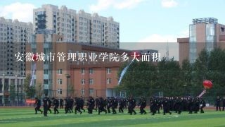 安徽城市管理职业学院多大面积