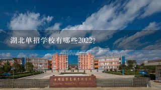 湖北单招学校有哪些2022?