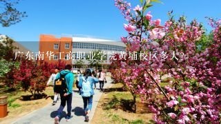 广东南华工商职业学院黄埔校区多大？