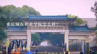 重庆城市职业学院怎么样？