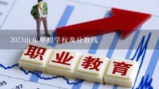 2023山东单招学校及分数线