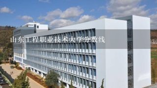 山东工程职业技术大学分数线