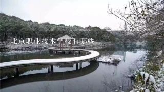 北京职业技术学校有哪些