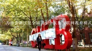 为什么浙江是全国第一个实施互联网教育模式的省份