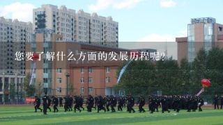 您要了解什么方面的发展历程呢