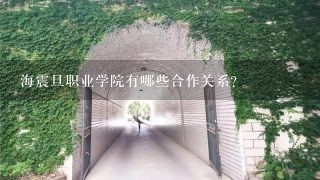 海震旦职业学院有哪些合作关系?