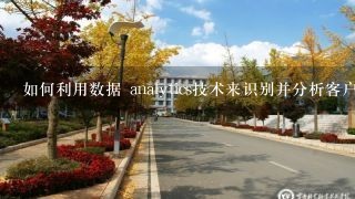 如何利用数据 analytics技术来识别并分析客户需求?