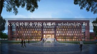 大兴安岭职业学院有哪些 scholarship 和 financial aid?